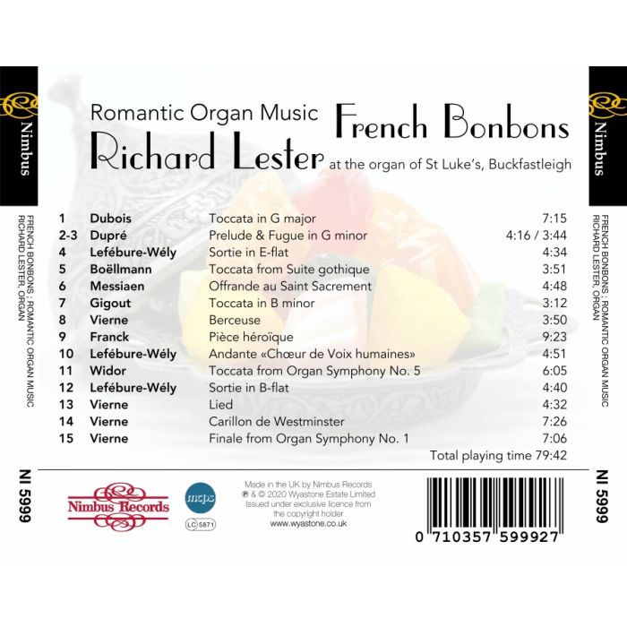 French Bonbons - Romantic Organ Music - slide-1