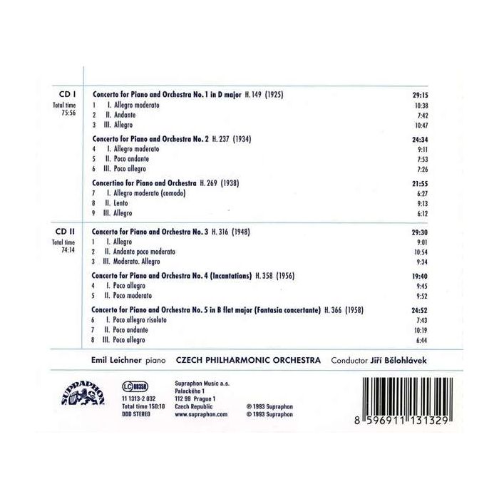 Martinů: Piano Concertos Nos 1-5 - slide-1