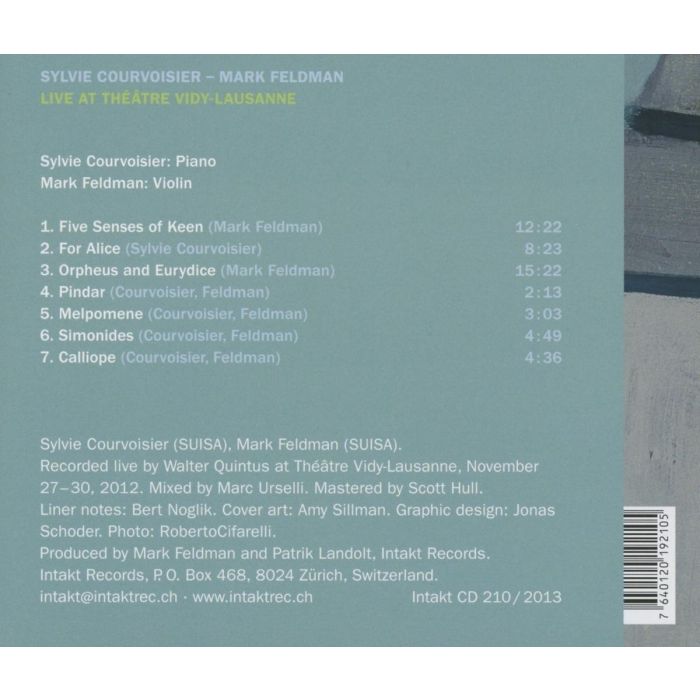Courvoisier/Feldman: Live at Théâtre - slide-1
