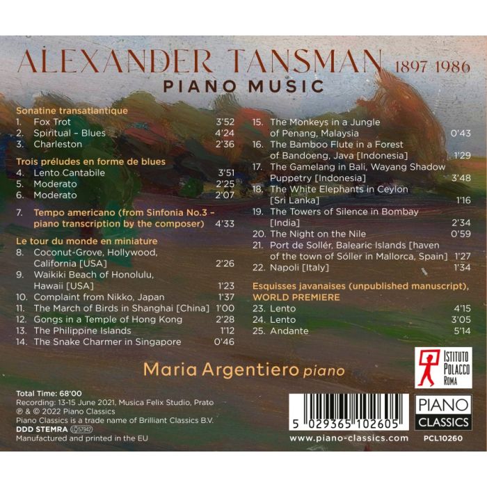 Tansman: Piano Music - slide-1