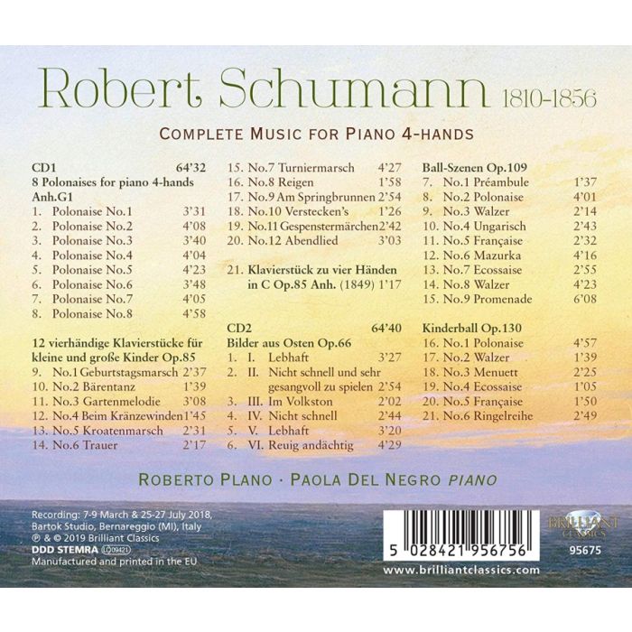 Schumann: Complete Music for Piano 4-hands - slide-1