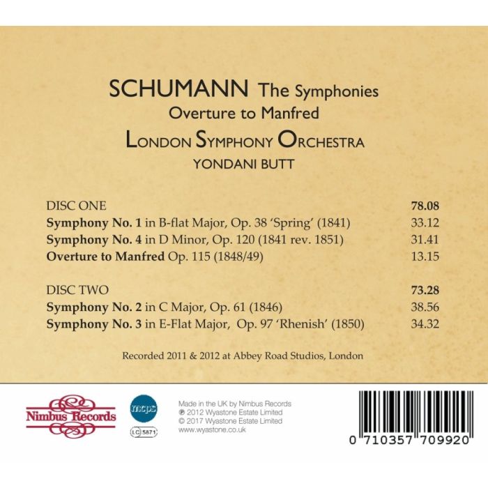 Schumann: Symphonies Nos. 1 - 4 - slide-1