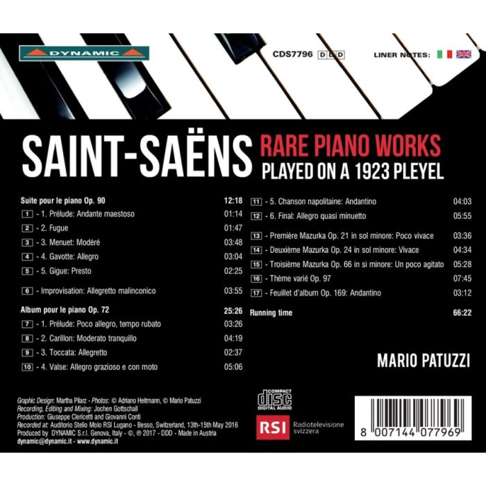 Saint-Saens: Rare Piano Works - slide-1