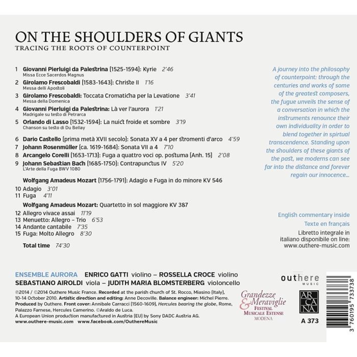 On the Shoulders of Giants, Tracing the roots of counterpoint - slide-1