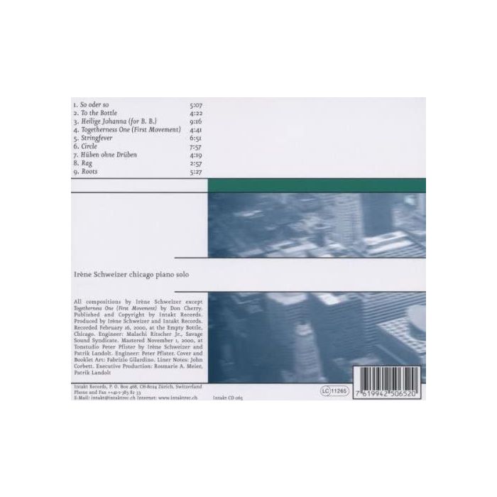 Irene Schweizer: Chicago Piano Solo - slide-1
