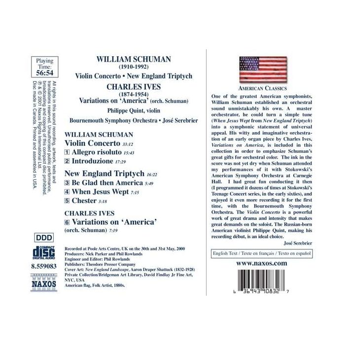 SCHUMANN W.: Violin Concerto - slide-1