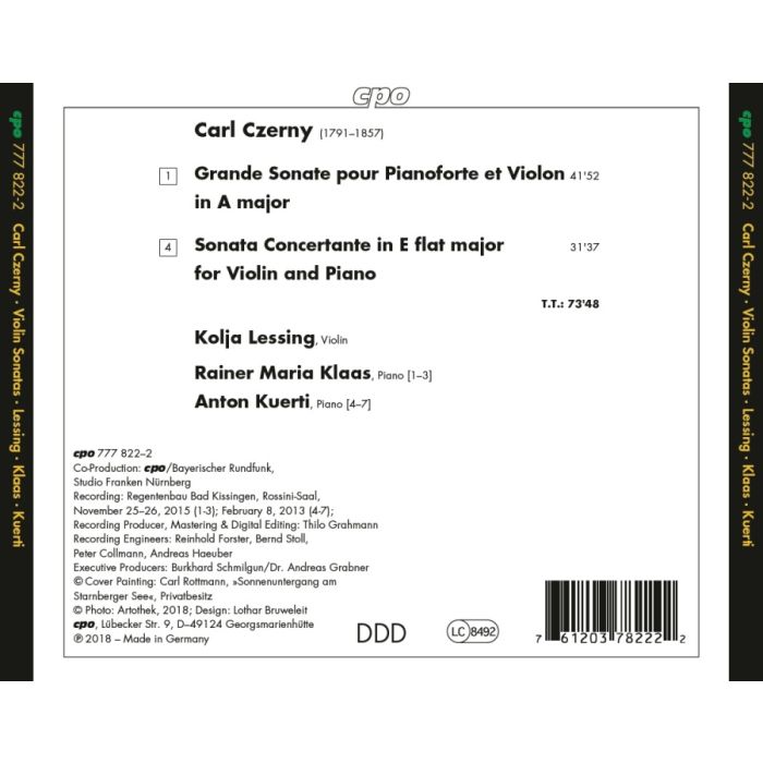 Czerny: Violin Sonatas - slide-1