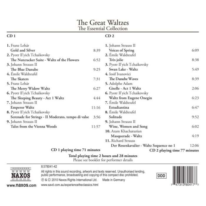THE GREAT WALTZES - The Essential Collection - slide-1