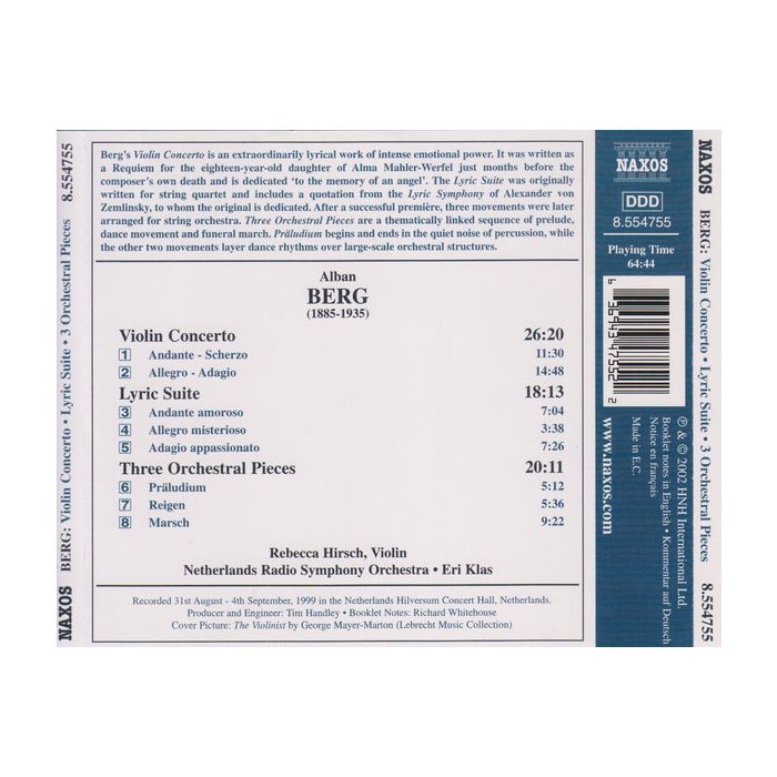 Berg: Violin Concerto - slide-1