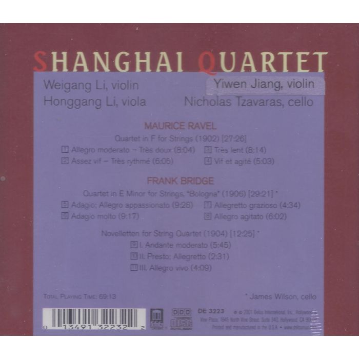 Bridge: Streichquartett in e 