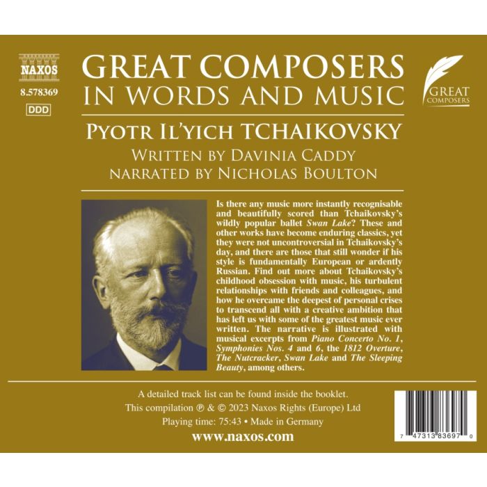 Great Composers in Words and Music: Tchaikovsky - slide-1