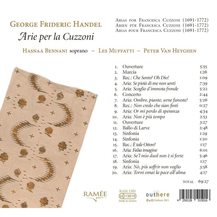 Handel: Arie per la Cuzzoni - slide-1