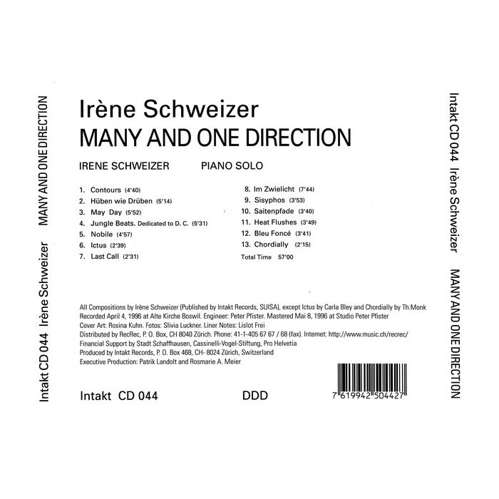 Irene Schweizer: Many and One Direction - slide-1