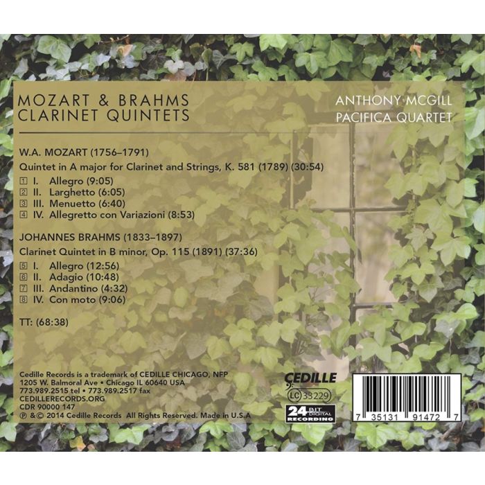 Mozart & Brahms: Clarinet Quintets - slide-1