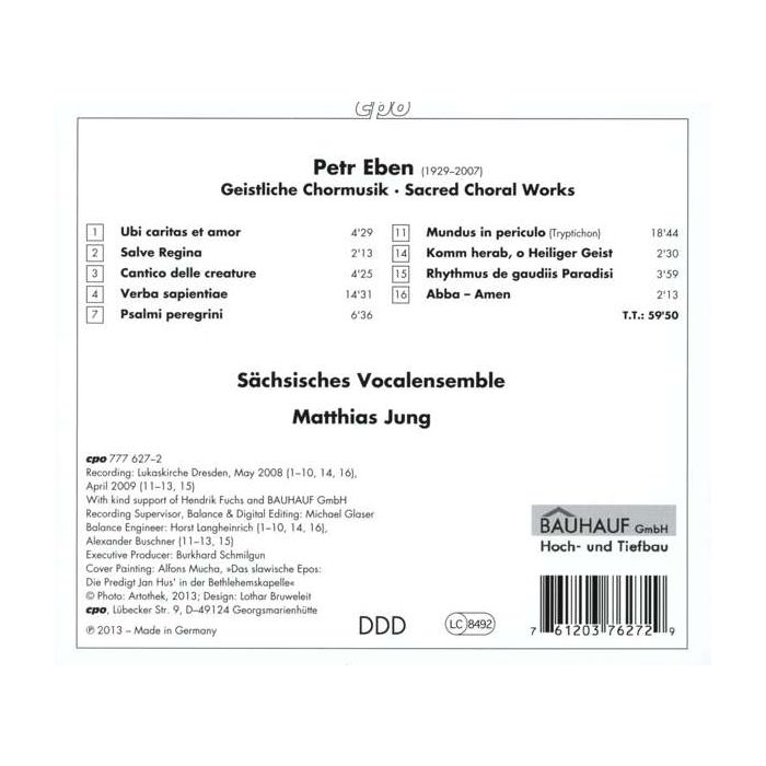 Eben: Salve Regina - Sacred Choral Works - slide-1