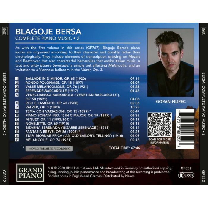 Bersa: Complete Piano Music • 2 - slide-1
