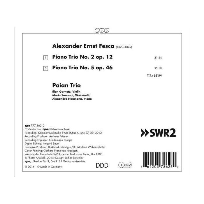 Fesca A.E: Piano Trios Nos. 2 & 5 - slide-1