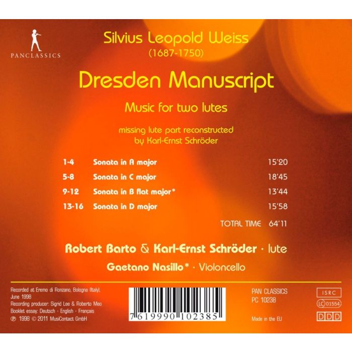 Weiss: The Dresden Manuscript - Music for two lutes - slide-1