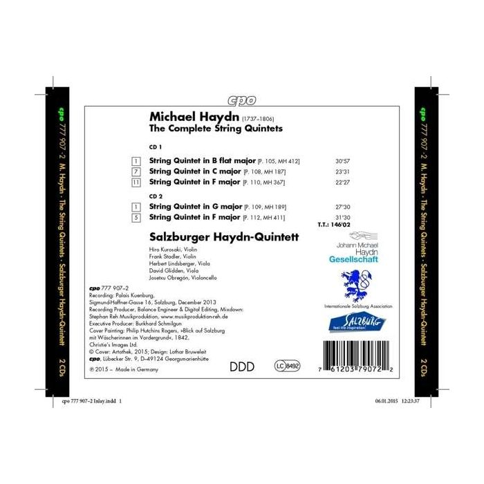 Haydn, Michael: The Complete String Quartets - slide-1