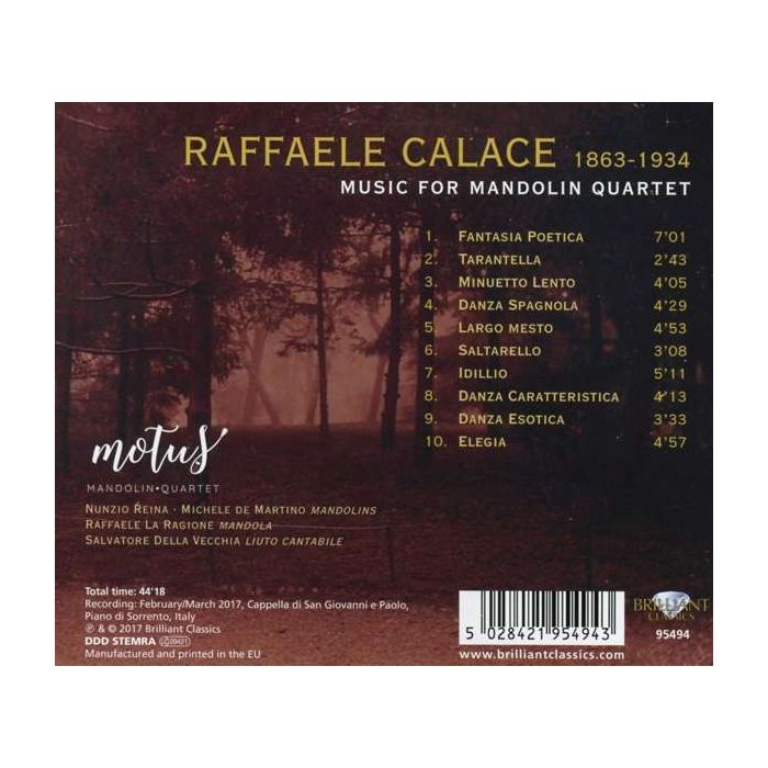 Calace: Music for Mandolin Quartet - slide-1