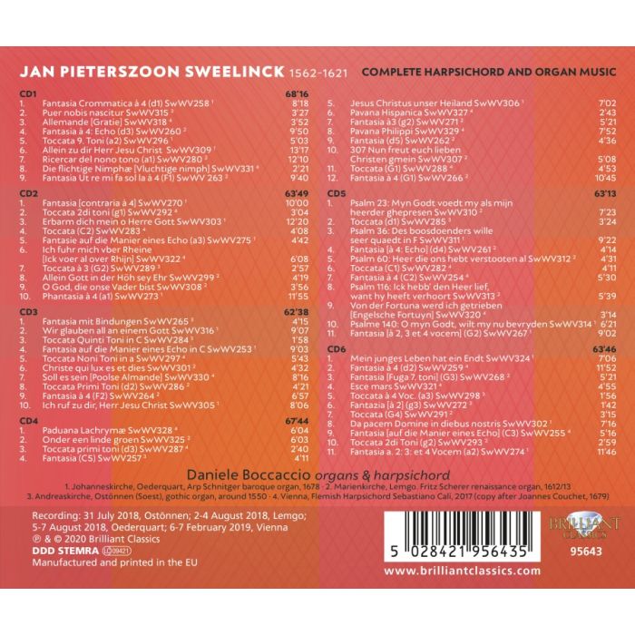 Sweelinck: Complete Harpsichord and Organ Music - slide-1