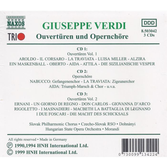 Verdi: Ouverturen und operenchore - slide-1