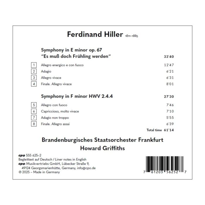 Hiller: Symphonies - slide-1