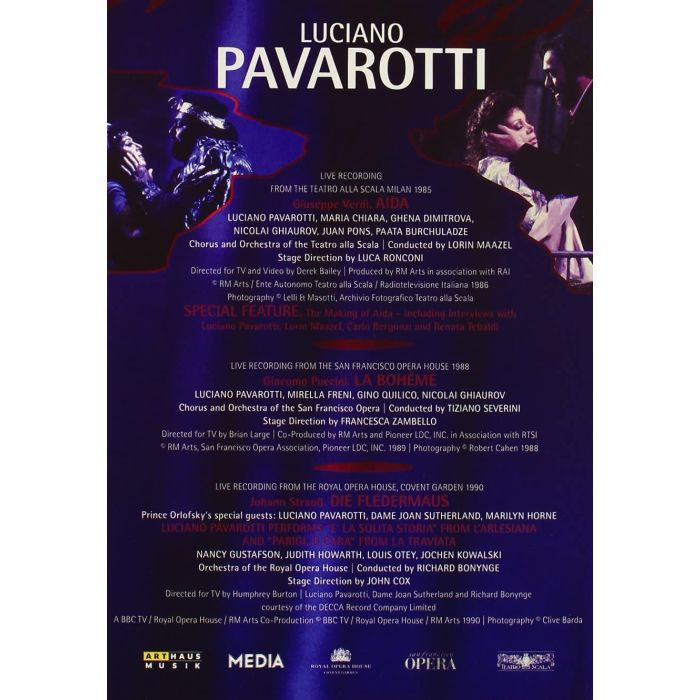 PAVAROTTI Luciano : Aida, La Boheme, Die Fledermaus - slide-1