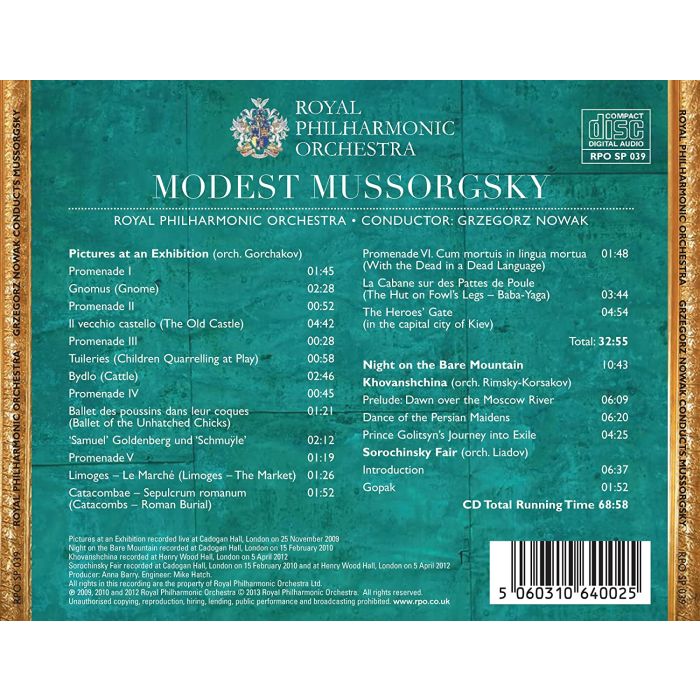 Mussorgsky, Modest: Pictures At An Exhibition - slide-1