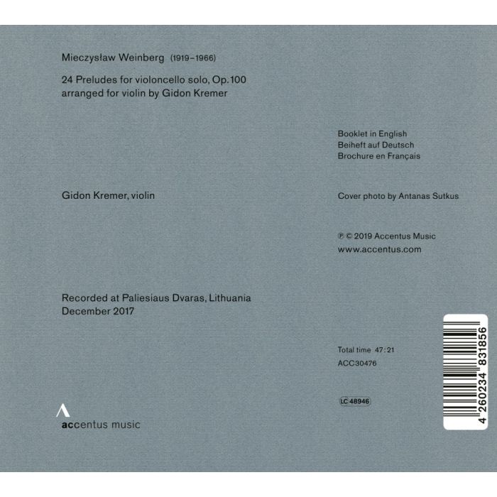 Weinberg: 24 Preludes for violin solo - slide-1