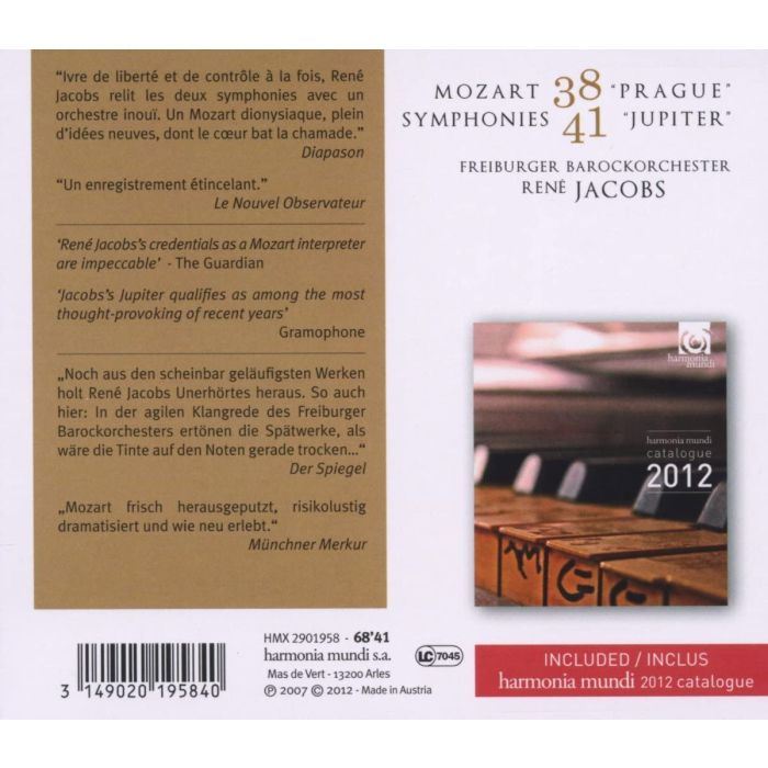 Mozart: Symphonies Nos. 38 
