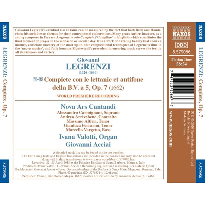 Legrenzi: Compiete op. 7 - slide-1