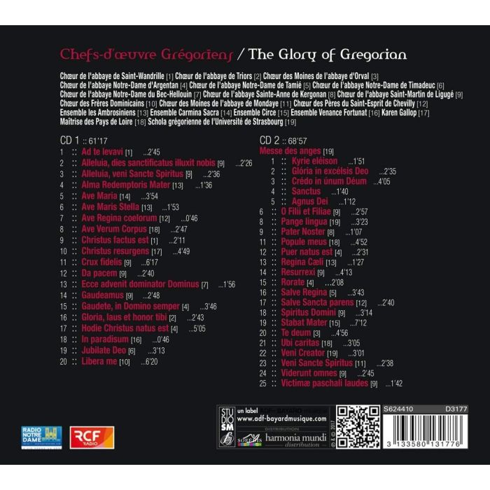 Les chefs-d'oeuvre du chant grégorien / The Glory of Gregorian - slide-1
