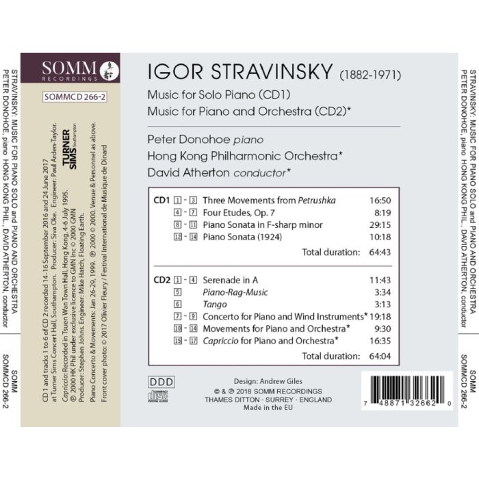 Stravinsky: Music for Solo Piano and Piano and Orchestra - slide-1