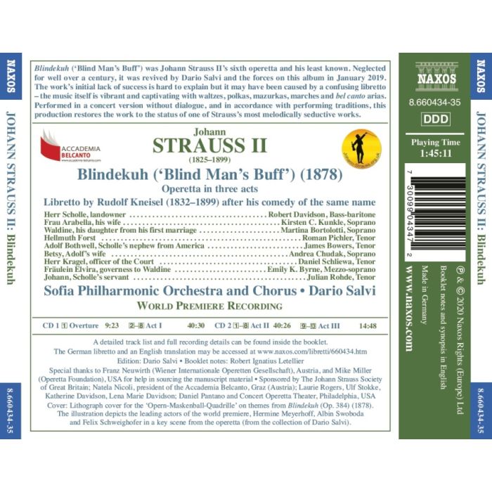 Strauss Johann Jr: Blindekuh - slide-1