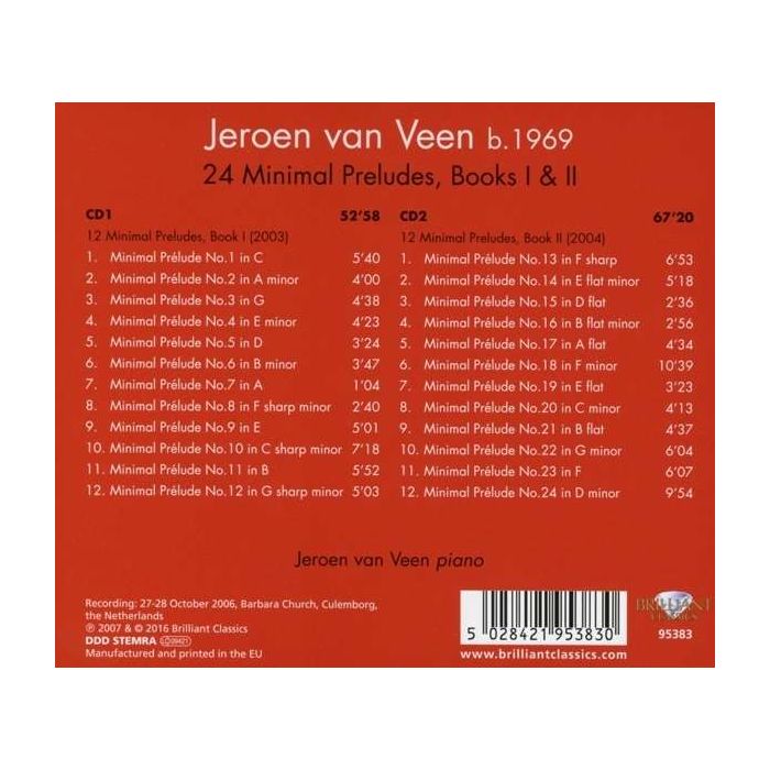Van Veen: 24 Minimal Preludes - slide-1