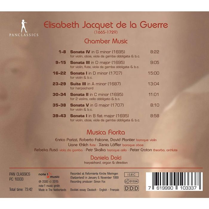 Jacquet de la Guerre: Chamber Music - slide-1