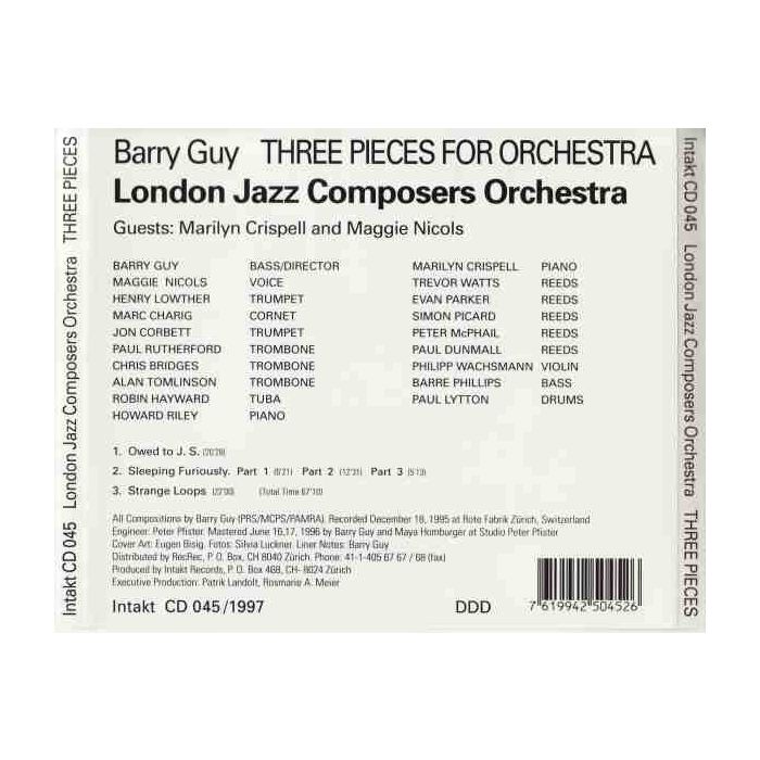 Guy/Schweizer: Three Pieces For Orchestra - slide-1