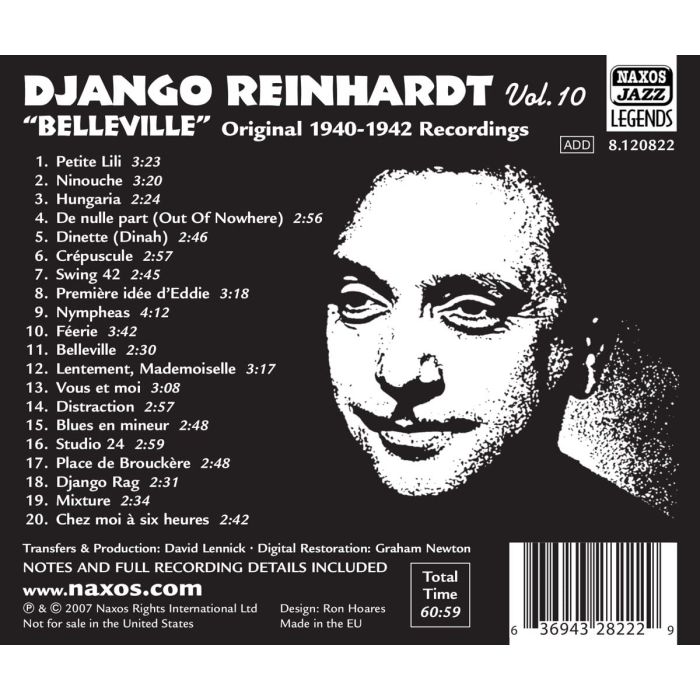 Django Reinhardt: Belleville Vol. 10 - slide-1