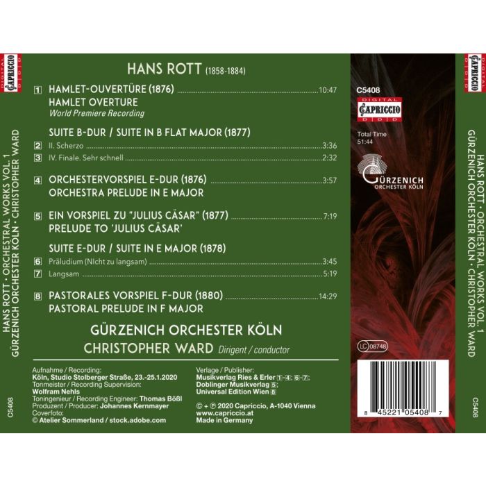 Rott: Orchestral Works Vol. 1 - slide-1