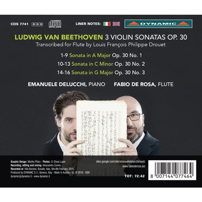 Beethoven: Violin Sonatas op. 30, transkrypcja L.F.P. Drouet - slide-1