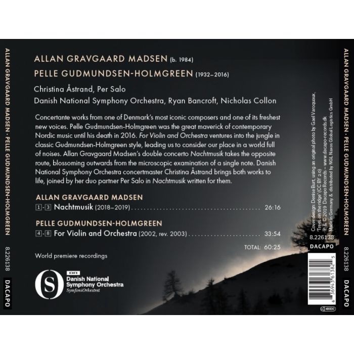Gravgaard Madsen: Nachtmusik; Gudmundsen-Holmgreen: For Violin and Orchestra - slide-1