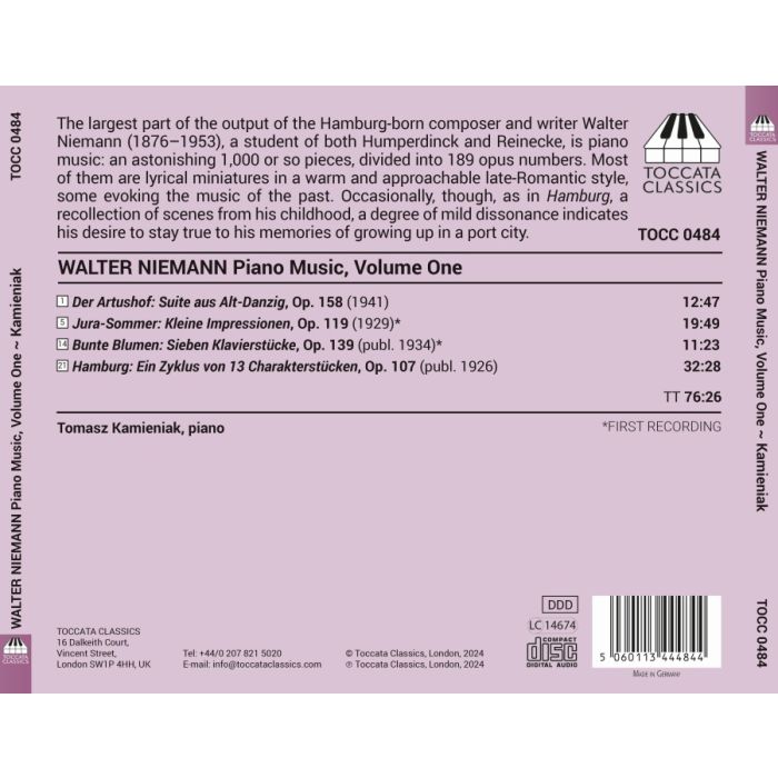 Niemann: Piano Music Vol. 1 - slide-1