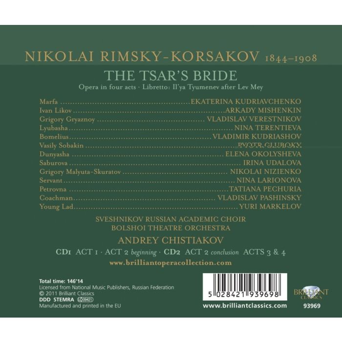 Rimsky-Korsakov: The Tsar's Bride - slide-1