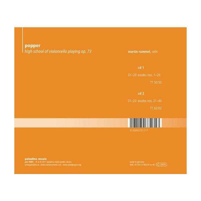Popper: High School of Violoncello Playing - slide-1