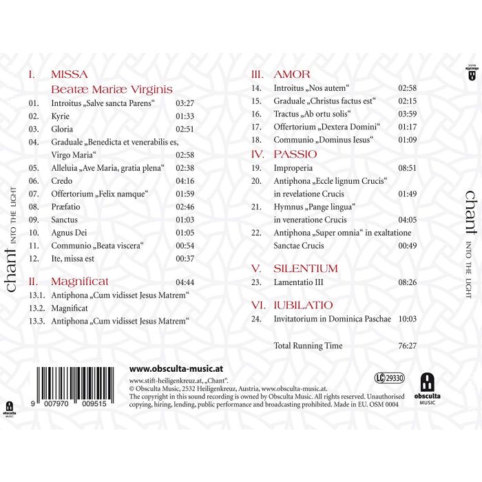 Chant - Into the Light - slide-1