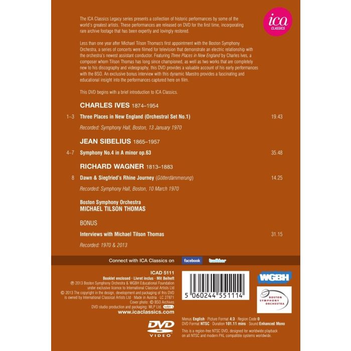 Michael Tilson Thomas conducts Ives, Sibelius & Wagner - slide-1