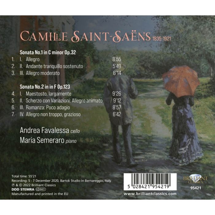 Saint-Saëns: Cello Sonatas - slide-1