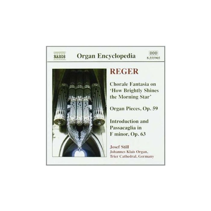 REGER: Organ Works, Vol. 4 - Chorale Fantasia on Wie schon leucht uns der Morgenstern; Organ Pieces
