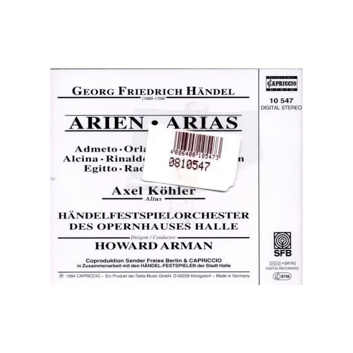Handel: Arias - slide-1